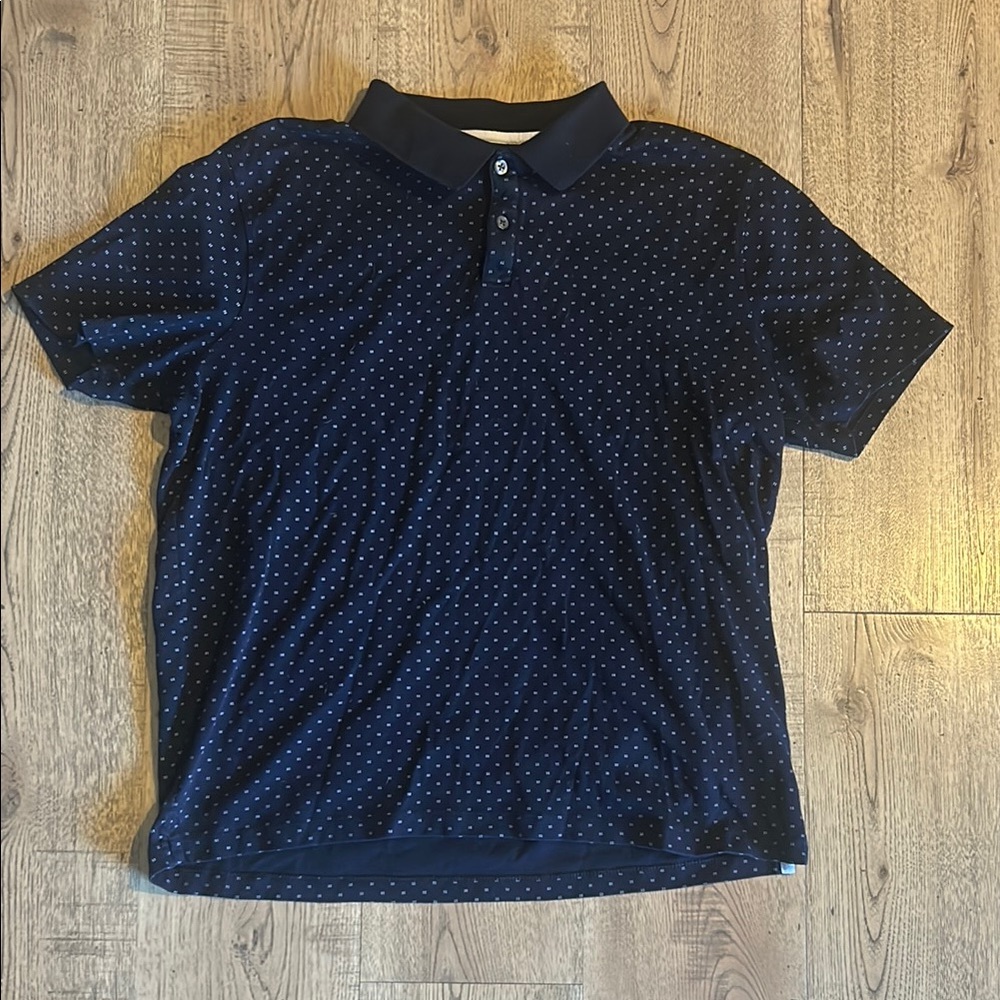 Banana Republic Navy Blue Polo Shirt